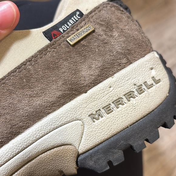 Merrell Polar Moc Waterproof Suede Hiking Trail Leather Slip On  Shoes Womens 9 - Picture 11 of 11